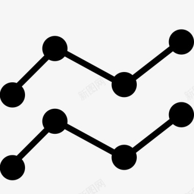 数据占比图表分析纸张金钱图标