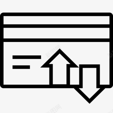 卡通时尚购物信用卡活动馅饼在线图标