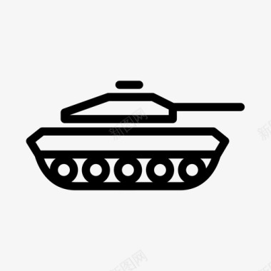 战争坦克军队战斗图标