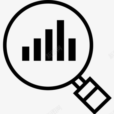 特写放大镜网页搜索引擎优化图标
