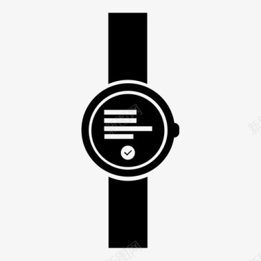 智能手表苹果手表时间图标