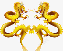 金色的龙尊贵奢华帝王风范金龙图金色龙中国风龙浮雕双素材