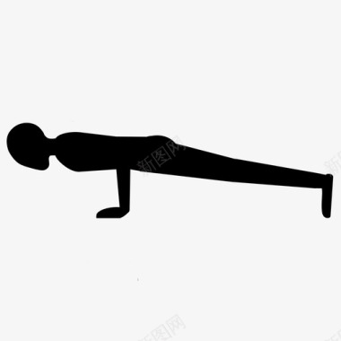 伸展瑜伽锻炼训练图标