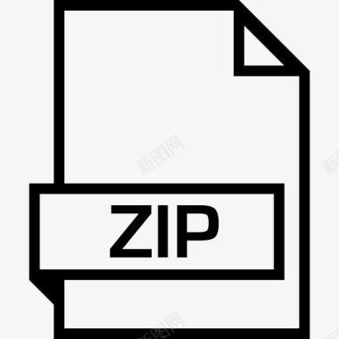 文档封面zip快速页面打包文档图标