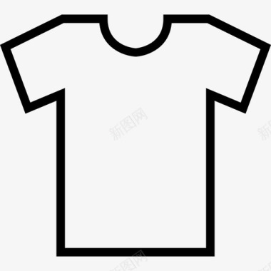 定制团队服装T恤毛坯服装图标
