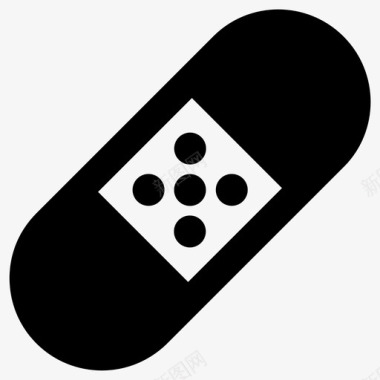 贴片石膏绷带敷料图标