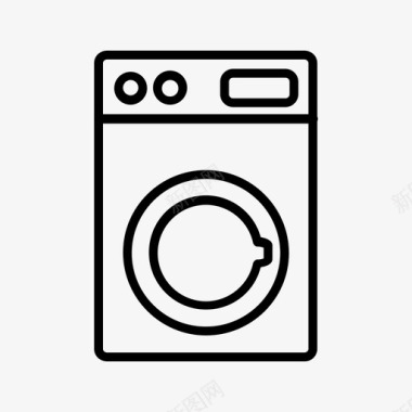 洗衣机温馨的家图标