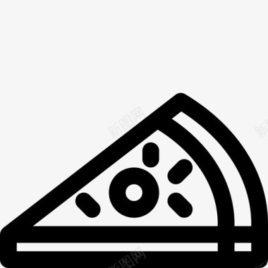 一块披萨美味食物图标