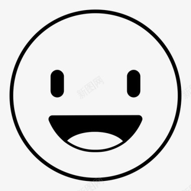搞笑QQ表情快乐表情表情符号搞笑图标