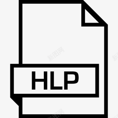 字体文件下载hlp文档下载图标