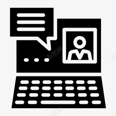 QQ咨询在线咨询聊天留言图标