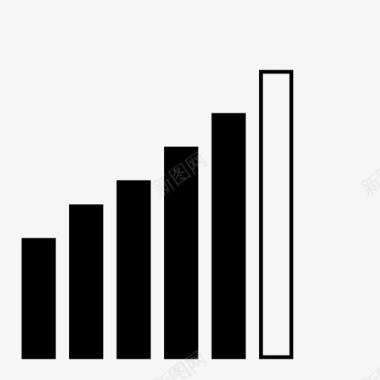 强度信号强度条形图连接性图标