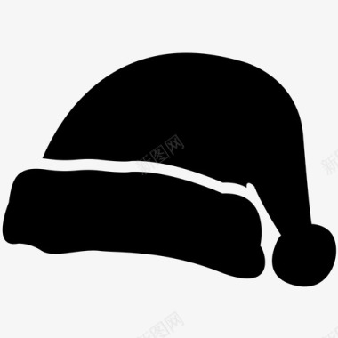 圣诞帽帽子圣诞节图标
