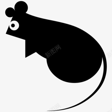 老鼠老鼠啮齿动物自然图标