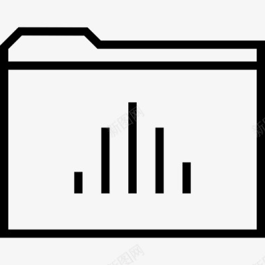 信息图表元素文件夹数据文件下载图标