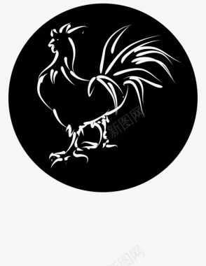 鸡动物中国图标