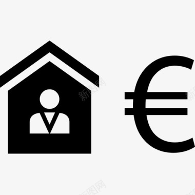 欧洲之家房地产经纪人房地产图标