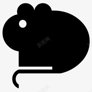 老鼠老鼠野生动物自然图标