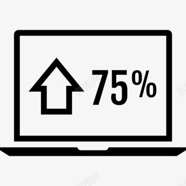 上升75信息图形4图标