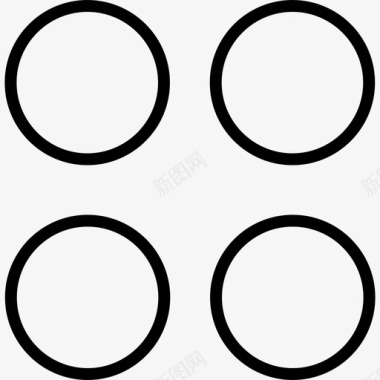 形状和符号圆恶性符号图标