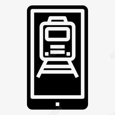 应用程序铁路智能手机图标