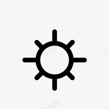 太阳天气晴朗图标