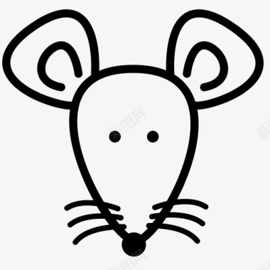 敬业的小动物老鼠动物小动物图标
