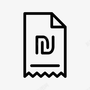 繁荣谢克尔发票收入回报图标