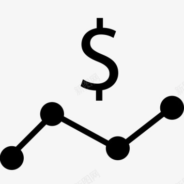 红色价格标签分析符号价格图标