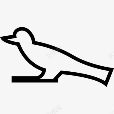 自由鸟的符号符号pidgeon图标