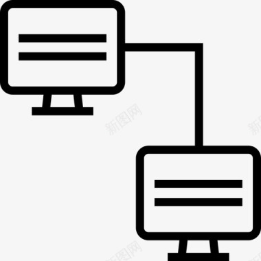 分发时代网络传输发送图标