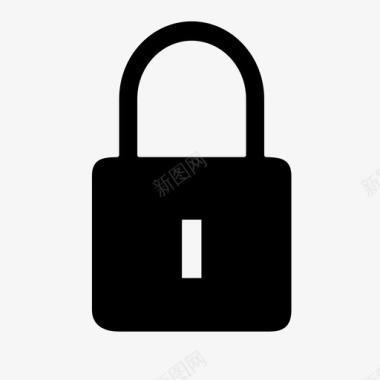 隐私锁安全保护图标