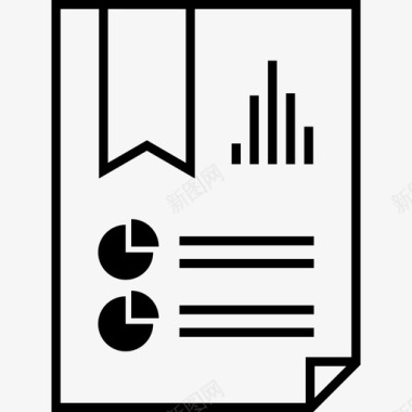 页面报告饼图布局图标