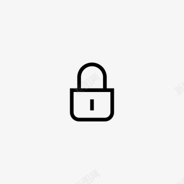 隐私锁安全保护图标