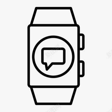 智能手表苹果手图标