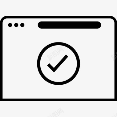 精致小巧checkmarkbrowserwebtart图标