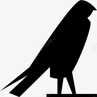 埃及背景埃及乌鸦符号语言图标