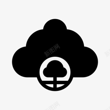 云服务器云数据库服务器图标