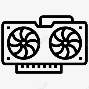 金融视频视频卡计算机显示器图标