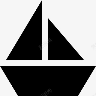 帆船海纸图标