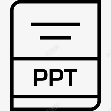环形PPTppt文件名扩展名图标