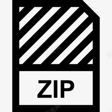 文档zip应用程序文档图标