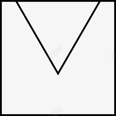 抽象抽象三角形向下抽象3灯光图标