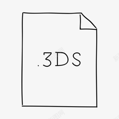 3ds模型3ds文件文档文件类型图标