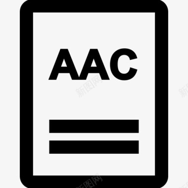 编码aac文件扩展名图标