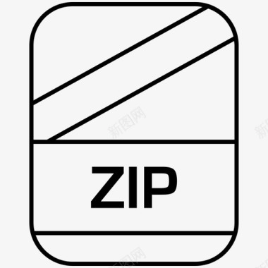 ZIPzip文件名扩展名图标