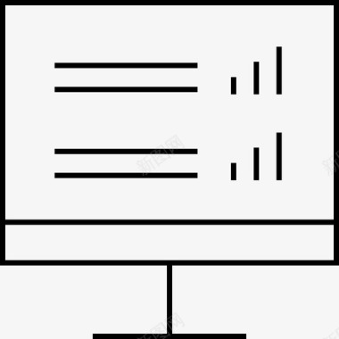 数据信息表格信息图形数据联机图标