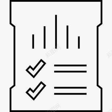 搜索文档矢量报告页分析文档图标