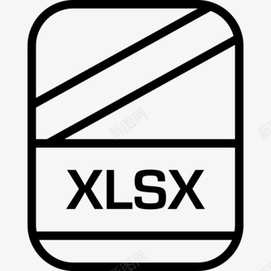 文档xlsx文档名扩展名图标