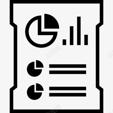 文档报告分析数据图标